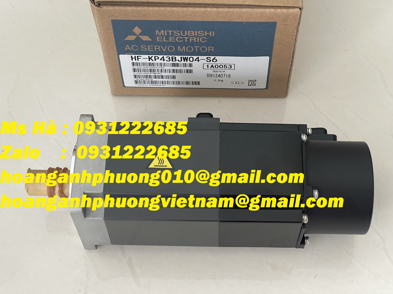 Ngành điện tự động hóa - Mitsubishi - Động cơ HF-KP43BJW04-S6